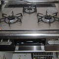 リンナイビルトインコンロ RS31W11G15R-S 13A の交換 大阪府茨木市F様
