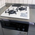 リンナイ ビルトインコンロ RB2KH3SBの交換 京都府京都市山科区I様